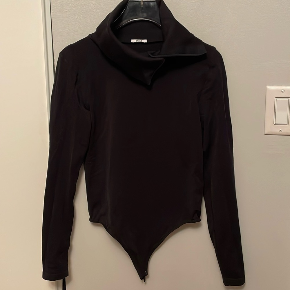 Wolford black thong bodysuit size S/M